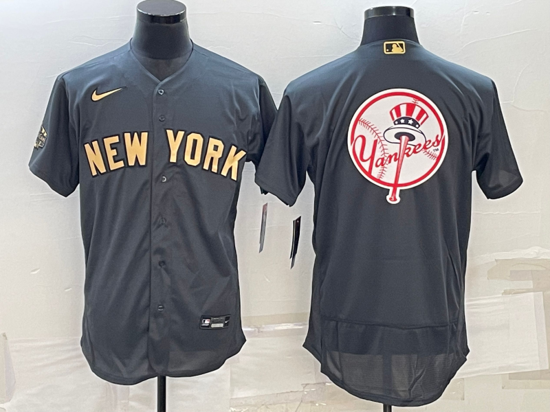 Men's New York Yankees Dark Gray Team Jersey